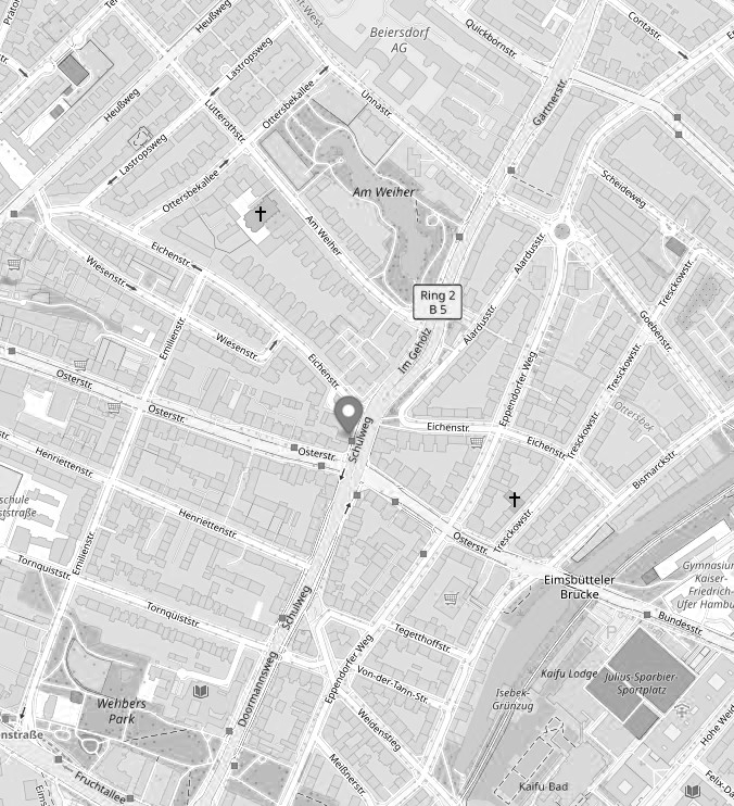 NH Studio — Schulweg 45, 20259 Hamburg, auf der Karte